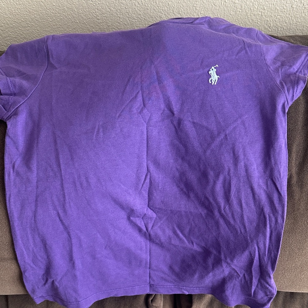 Polo by Ralph Lauren Kids Tee in Rich Purple